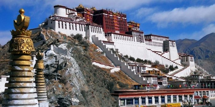 The Potala Palace in Tibet